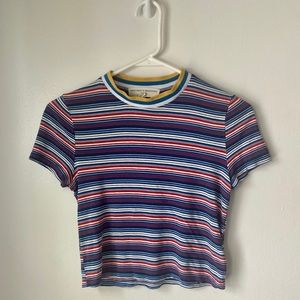 Project Social T x Urban Outfitters Striped Crop T